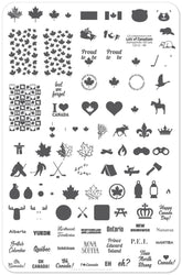 True North Strong (CjSLC-08) - Clear Jelly Stamping Plate